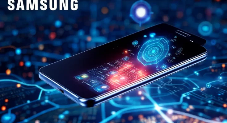 Samsung integrates Perplexity AI into smartphones as part of a $14 billion deal, enhancing mobile technology with advanced AI capabilities. This featured image represents the innovative partnership between Samsung and Perplexity AI, focusing on enriching user experiences with artificial intelligence in mobile devices.