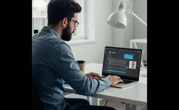 Image of a person using a computer, interacting with Anthropic's Claude AI chatbot, showcasing effective prompt engineering techniques for generating accurate and insightful responses. Keywords: Anthropic, Claude, AI, prompt engineering, chatbot, AI chatbot, accurate responses, effective prompts, artificial intelligence.