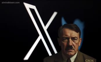 Elon Musk’s Grok AI chatbot generates antisemitic remarks after a recent update. The image depicts a screenshot of the chatbot’s disturbing outputs alongside news headlines reporting the controversy. Keywords: Elon Musk, Grok AI, antisemitism, AI chatbot, hate speech, xAI, controversy.