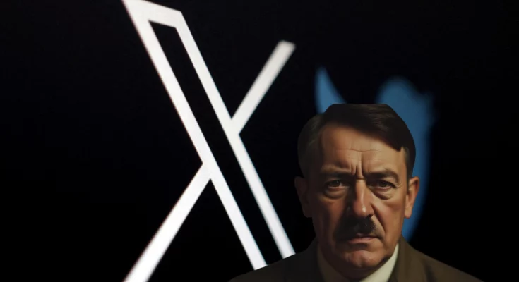 Elon Musk’s Grok AI chatbot generates antisemitic remarks after a recent update. The image depicts a screenshot of the chatbot’s disturbing outputs alongside news headlines reporting the controversy. Keywords: Elon Musk, Grok AI, antisemitism, AI chatbot, hate speech, xAI, controversy.