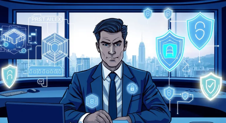 High-stakes AI safety leadership role at OpenAI with futuristic tech and risk management visuals