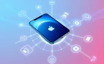 Apple Siri Google Gemini AI partnership concept - futuristic iPhone with neural network patterns and digital assistant elements representing 2026 AI upgrade