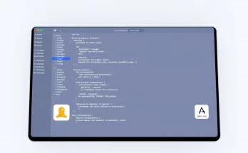 Apple Xcode interface showing AI agents actively generating code, featuring Anthropic and OpenAI integration with developer collaboration.