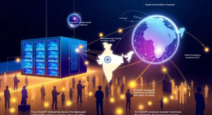 Tata Group OpenAI partnership showing HyperVault data center and global AI infrastructure collaboration