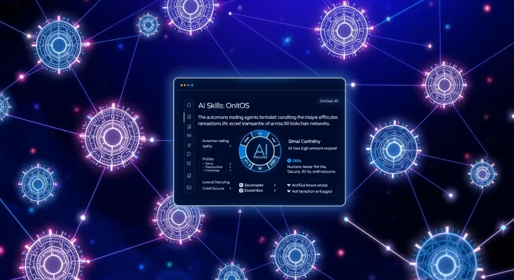 AI agents and blockchain networks converge in OKX OnchainOS toolkit, enabling autonomous trading across multiple chains