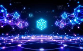 OpenAI's extreme reasoning AI model with complex neural networks and deep thought visualization