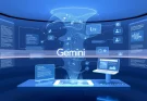 Gemini AI multimodal interface showing text, video, audio and imagery integration for creative content generation